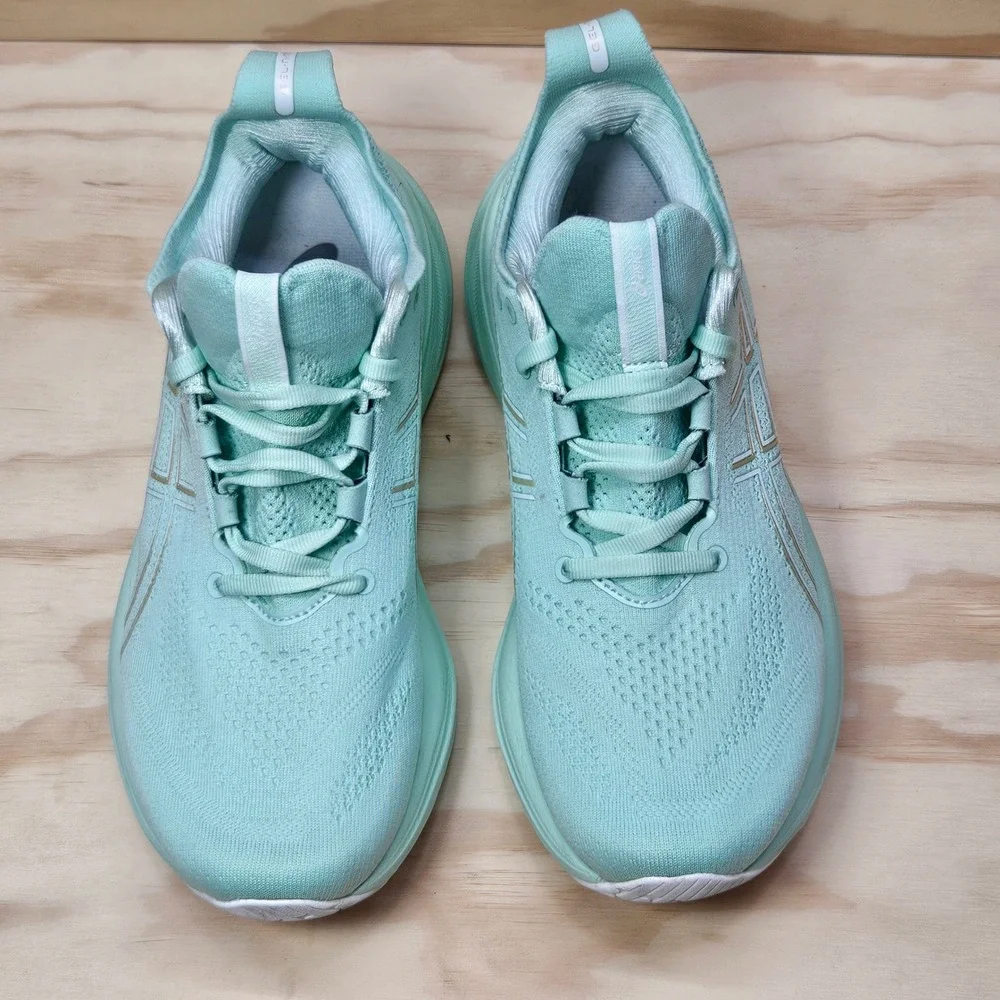 ASICS Gel-Nimbus 26 Womens Running Shoes Mint Sea Glass 1012B601 Size 7.5